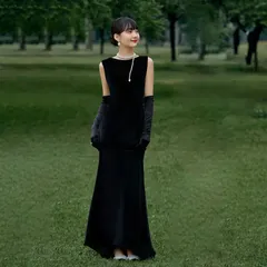 【新品/未使用】ハイセンスなバンケットドレス、ホステス用ハイセンスなウェディングドレス