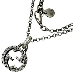 【GUCCI/グッチ】ネックレス インターロッキングG シルバー925 7.3g 54cm レディース 【中古】【真子質店】【GD】