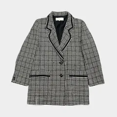 Nina Ricci 千鳥格子 ジャケット ニナリッチ 9 Mサイズ テーラードジャケット アウター レディース 586519-68のサムネイル