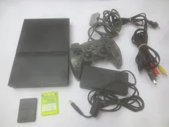  ゲーム プレイステーション2 PS2 本体 SCPH-75000 チャコールブラック 動作品 周辺機器付き 中古品
