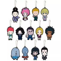 [중고] 열쇠 고리 총 13 종 세트 [HUNTER × HUNTER 캡슐 고무 마스코트 Vol.5]