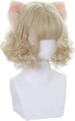 【特価】人気商品★ロリータウィッグ GAL系 耐熱ウィッグ ボリュームカールミディ ショート お嬢様 パーマ ウェーブ コスプレ パーティー ロリータlolita風 日 CCS129P030