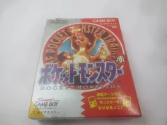 ゲーム ゲームボーイ ソフト ポケットモンスター 赤 マップ 箱説付き 中古品