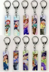 【中古】雑貨 全10種セット 「忍たま乱太郎 描き下ろしイラスト みんなで下町散策の段ver. トレーディングスティックアクリルキーホルダー ver.A」