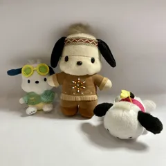 ★ 希少 サンリオ ぽちゃっこ ポチャッコ ぬいぐるみ 3点 まとめ商品 EIKOH ネイティブアメリカン ナイトプール 寝そべり 現状品