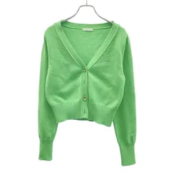 ESTNATION エストネーション 23AW クロップドカーディガン 32-109-12-080298 グリーン F