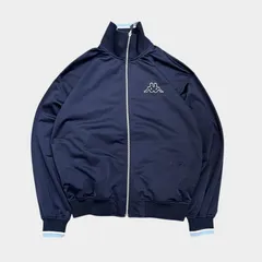 Kappa 90s トラックジャケット カッパ トラックジャージ ネイビー Mサイズ ジャケット 古着