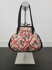 ハンドバッグ がま口バッグ がま口ハンドバッグ ヴィンテージ 和装 昭和レトロ