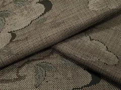 平和屋着物●本場大島紬　9マルキ　雲重ね枝葉文　ますいわ屋扱い　正絹　逸品　未使用　CABC8061gh