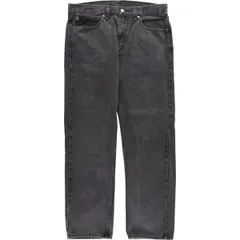古着 リーバイス Levi's 505 ブラックデニム テーパードデニムパンツ メンズw34相当/eaa459341