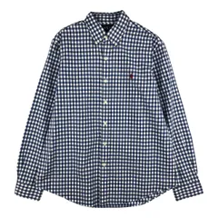 古着 ラルフローレン Ralph Lauren CUSTOM FIT ギンガムチェック 長袖 ボタンダウンチェックシャツ メンズL相当/eaa609684