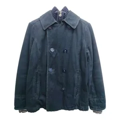 TOMMYHILFIGER トミーヒルフィガー ピーコート サイズS コットンポリ ネイビー トルコ製 ミリタリー かっこいい 古着