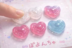 ぷにぷにシール おすそ分けシール ハート 立体シール キラキラ ボンボンどろっぷ シール帳