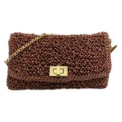 ANTEPRIMA(アンテプリマ) ショルダーバッグ美品  ルッケット,ワイヤーバッグ PL23FP1637 ピンクブラウン ミニバッグ/ストラップ着脱可