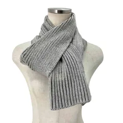 アルマーニジーンズ ARMANI JEANS リブニット マフラー メンズ ONE SIZE 