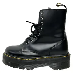 Dr.Martens(ドクターマーチン) ショートブーツ UK 4 レディース - 黒 レースアップ/8ホール レザー