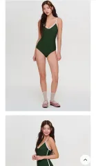 ONE PIECE水着 バイカラー スイムウェア