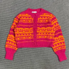 レディーストップス ZARA ザラ ショート ニット カーディガン