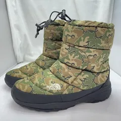 【中古】THE NORTH FACE Nuptse Bootie WP サイズ28cm NF51481 カモフラ ノースフェイス[91]