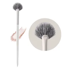 超柔らかい 天然毛 肌に優しい 持ち運びやすい メイクブラシ 化粧道具 扇形 メイク 化粧筆 ハイライトブラシ 化粧ブラシ ROWNYEON YM263
