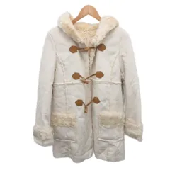 スナイデル SNIDEL フェイクムートンコート ダッフルコート フード 1 アイボリー SFCC10205-101 ■YHS10