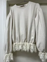 ザラ レースニット