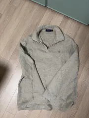 ポロ ラルフローレン ハーフジップアップ ニット ベージュ