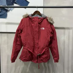 (100) ザノースフェイス レディース アウトドア ベルト付き ダウン アウター