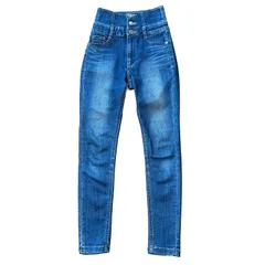 EMODA ELDER SYMハイウエストパギンス インディゴ サイズ2 レディースM エモダ エルダー