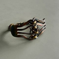 フォーク バングル スプーンリング セット エイジング加工 - メルカリ