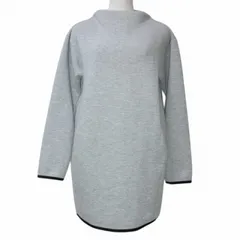 ザノースフェイス THE NORTH FACE テックエアースウェットチュニック モックネック トレーナー 長袖 アウトドアウェア ラバーロゴ M グレー ■GY09 X