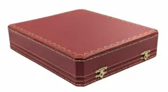 カルティエ 大型 ケース ネックレス用　ネックレスケース　箱 レッド Cartier　BOX ボックス　内箱　アクセサリー用 