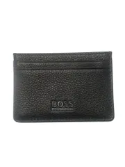 ヒューゴボス HUGO BOSS カードケース レザー ロゴ 箱付き 黒 ブラック のサムネイル