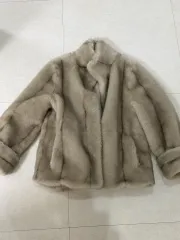 ファー ジャケット ファー アウター 冬 コート (ブランド: モーゲント)