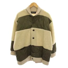 ゴム gomme ボアジャケット 中綿 フリース切替 アウター M カーキ ベージュ GA-T66-639 /YM