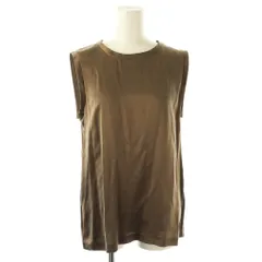 カオス CHAOS Confusion silence ノースリーブシャツ ブラウス シルク F モカ /DO ■OS