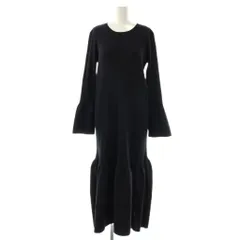 エミ emmi ニットワンピース ロング 長袖 F ネイビー /HK ■OS