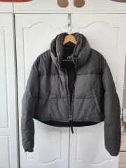 ZARA ザラ グレー ダウン アウター ショートダウン