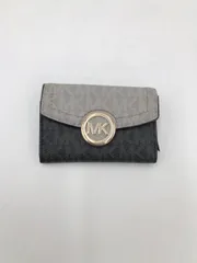 MICHAEL KORS マイケルコース キーケース 黒ｘグレー ■■レディース