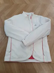 アディダス レディース 白 ウィンドブレーカー ジャケット