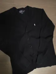 ポロ ラルフローレン ブラック カーディガン M