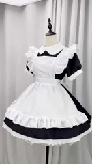 メイド服 ロリータ コスプレ 役柄プレイ