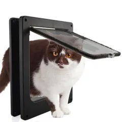 猫 ドア キャットドア 猫 ドア ペットドア 壁 取り付け 犬 猫 小犬 子猫 出入り口 ドア 開閉ロック機能付き 壁 窓 出口 入り口 XL