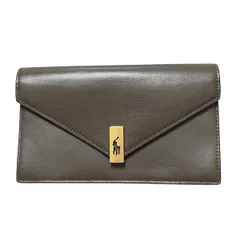 POLObyRalphLauren(ポロラルフローレン) 財布 - カーキ チェーンウォレット レザー