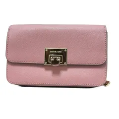 マイケルコース 財布 - ピンク チェーンウォレット/ラウンドファスナー/ショルダーストラップ着脱可/セパレート可(ポシェット・ウォレット)