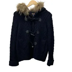 BLUE LABEL CRESTBRIDGE(ブルーレーベルクレストブリッジ) ダッフルコート サイズ38 M レディース - ダークネイビー