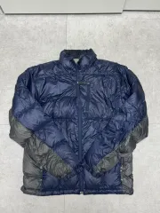 L マウンテンハードウェア リップストップ ダウン トップス ネイビー