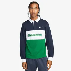 【送料無料・匿名配送】Nike ナイキ ナイジェリア代表 2023 Dri-Fit 長袖 ポロシャツ 紺 並行輸入 新品 正規品