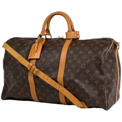 ルイ・ヴィトン Louis Vuitton キーポル バンドリエール 50 2WAY ショルダーバッグ ボストンバッグ モノグラム ブラウン M41416 レディース 【中古】