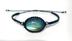 天然石　ラブラドライト　ブレスレット